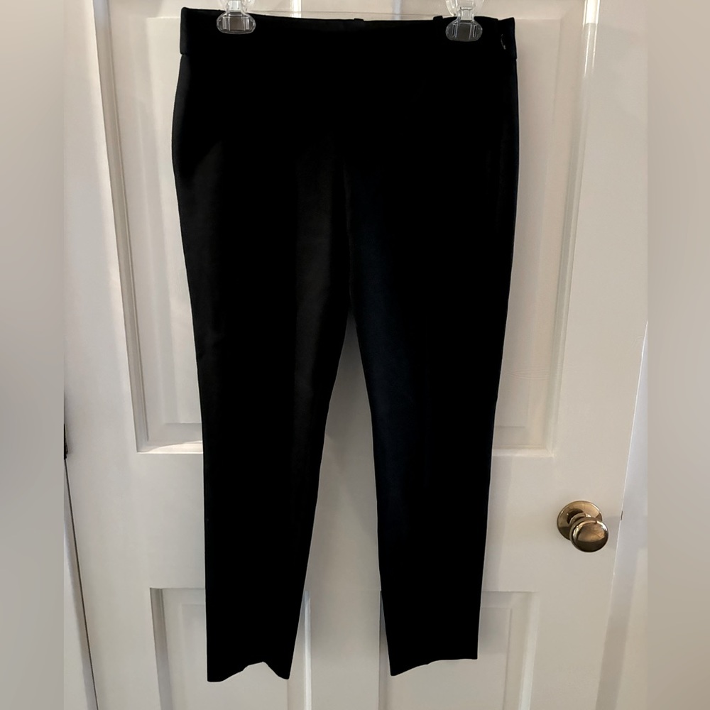 J. Crew Minnie Wool blend Black Cropped Pants Size 2